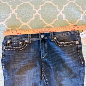 NWT Seven 7 Embellished Retro Boot Cut Women’s Rocker Size 14 Jeans